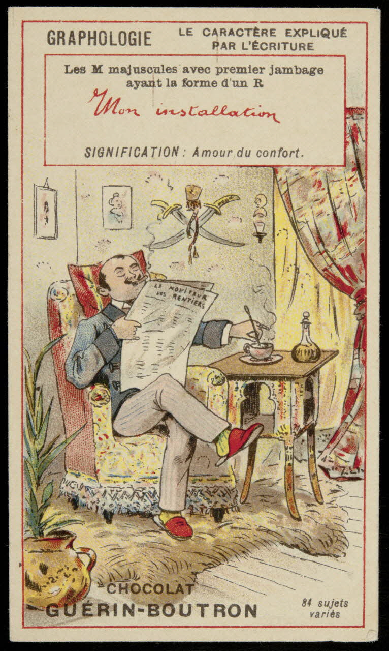 Testu & Massin carte réclame chromo Paris 1886-1903 1995.1.844.7  Photo
