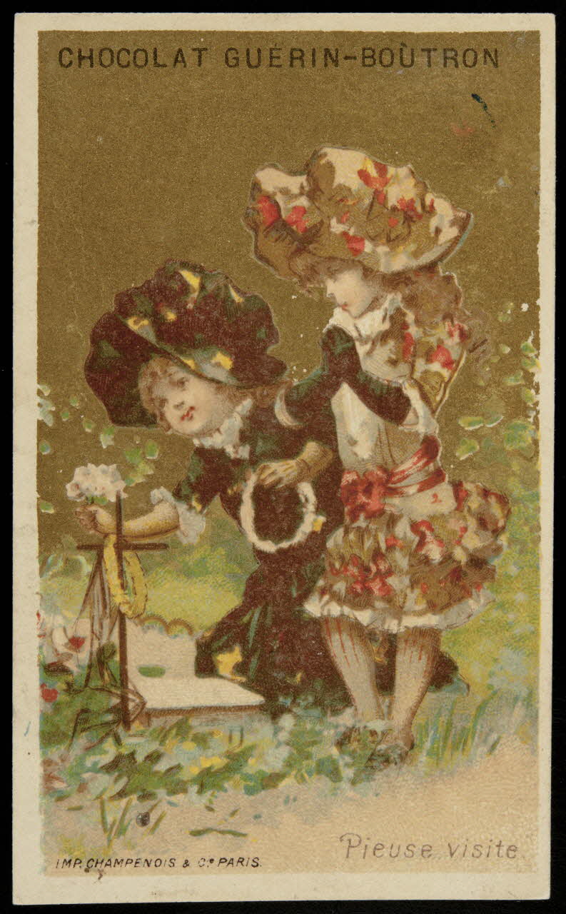 Testu & Massin carte réclame chromo Paris 1888-1889 1995.1.847.2 Photo
