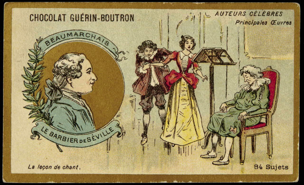 Testu & Massin carte réclame chromo Paris 1886-1903 1995.1.856.2 Photo