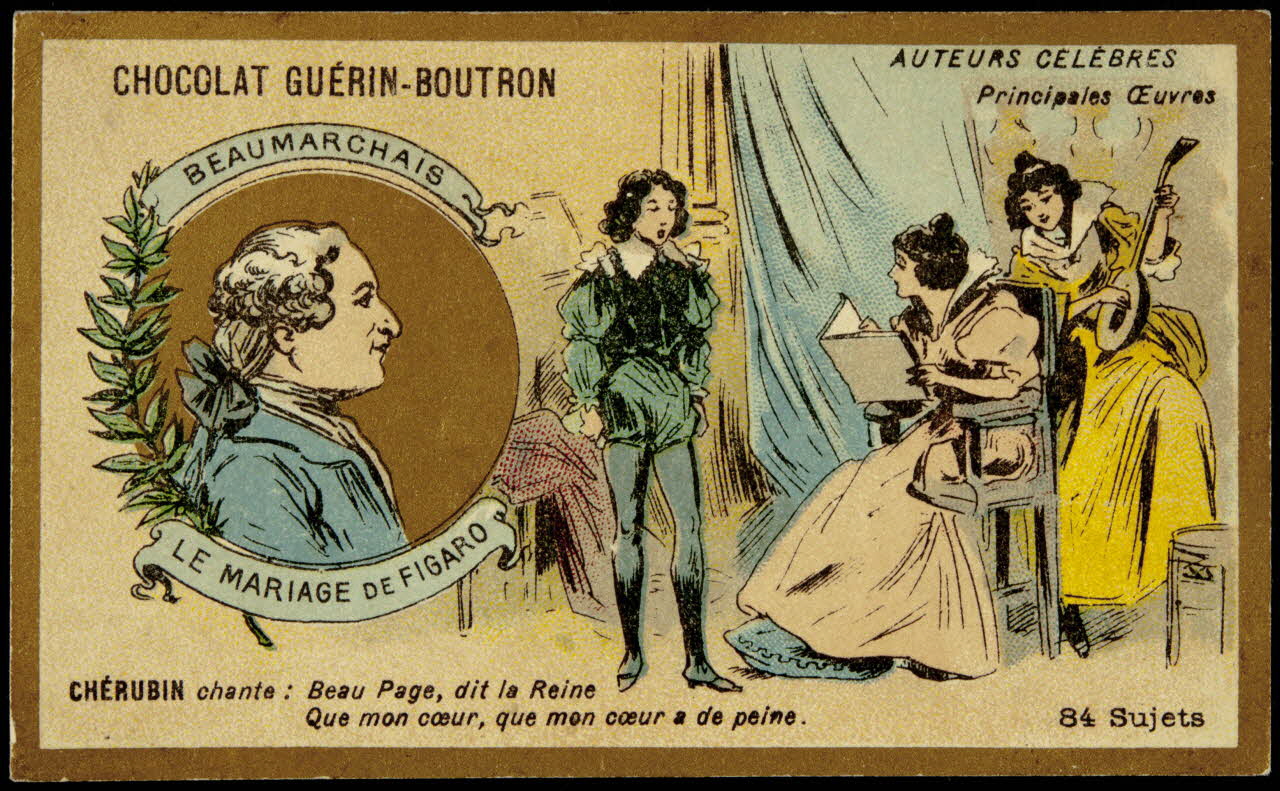 Testu & Massin carte réclame chromo Paris 1886-1903 1995.1.856.3 Photo