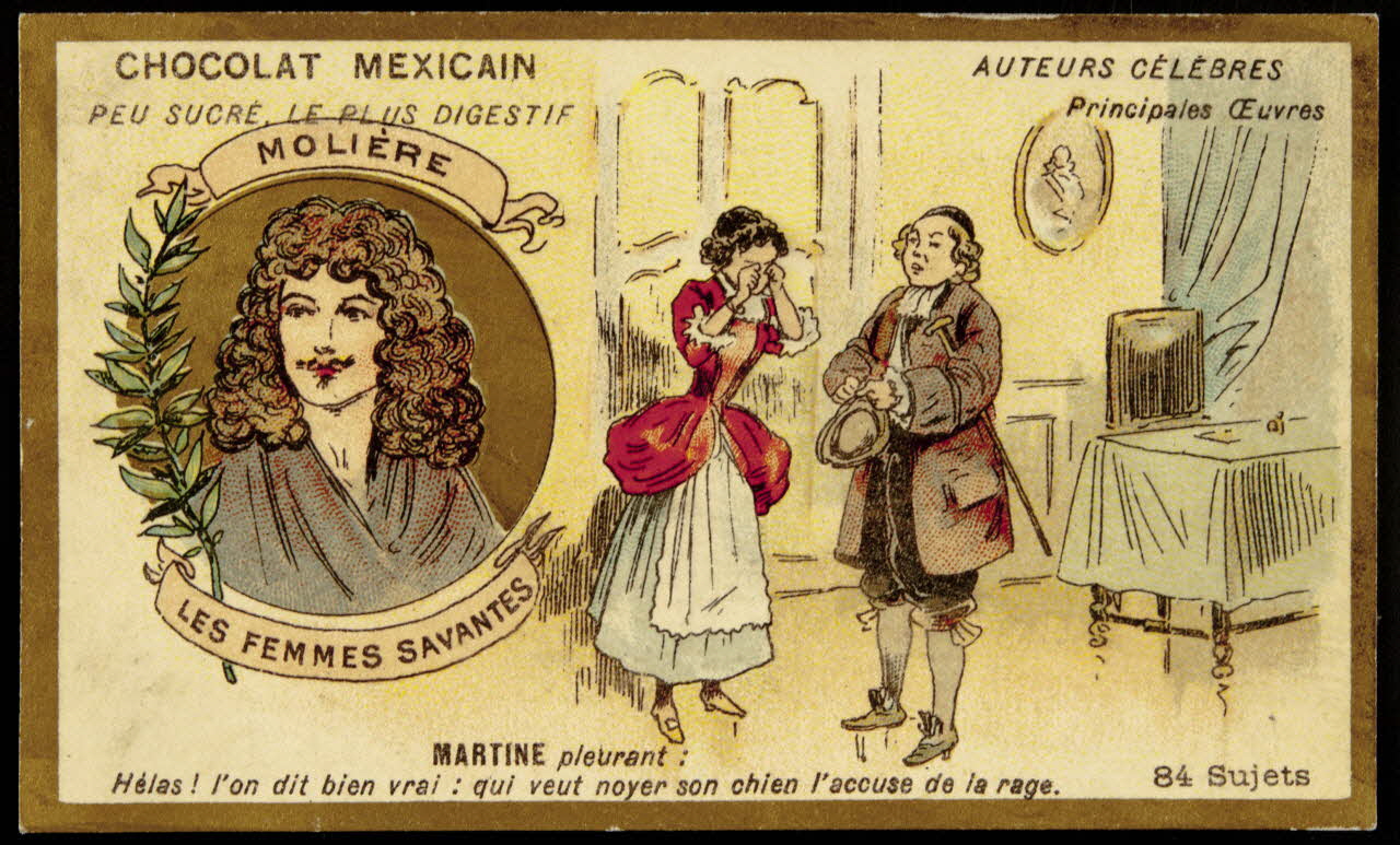 Testu & Massin carte réclame chromo Paris 1886-1903 1995.1.856.31 Photo