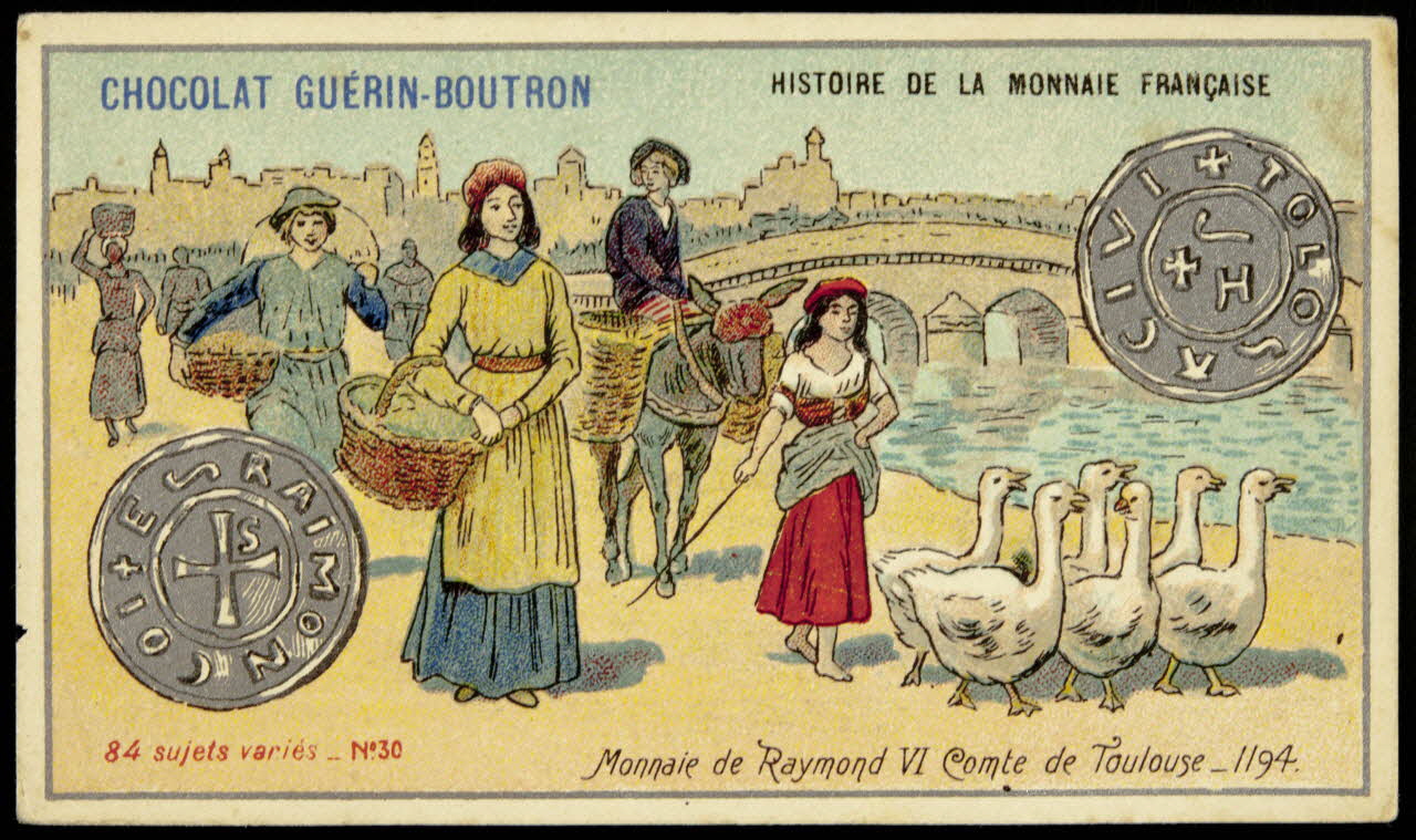 Testu & Massin carte réclame chromo Paris 1900-1903 1995.1.857.30 Photo