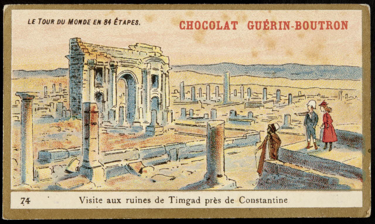 Testu & Massin carte réclame chromo Paris 1900-1903 1995.1.860.74 Photo Mucem