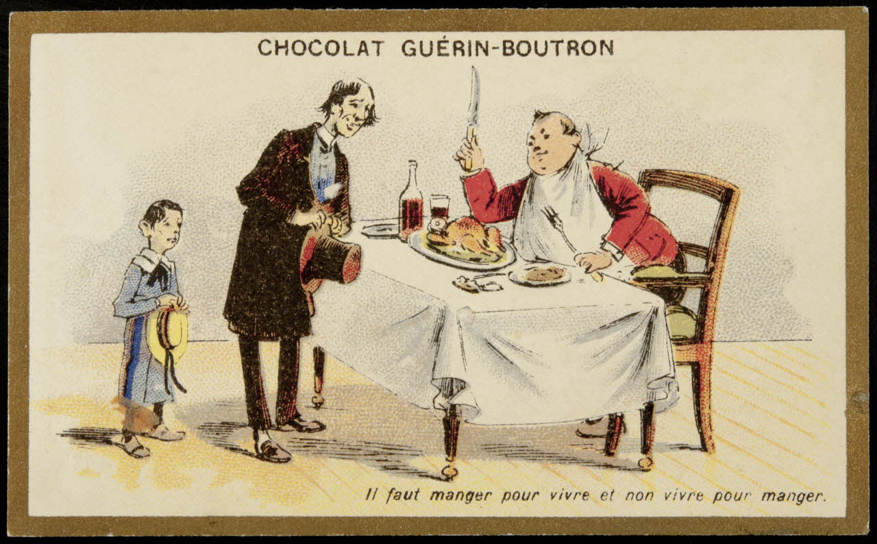 Testu & Massin carte réclame chromo Paris 1889-1903 1995.1.861.9 Photo