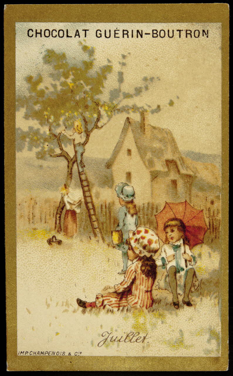 Testu & Massin carte réclame chromo Paris 1888-1889 1995.1.862.7 Photo