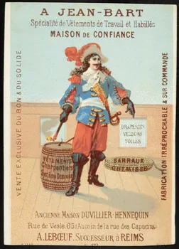 Imprimerie H. Laas carte réclame chromo Paris 1878-1900 1995.1.867 Photo