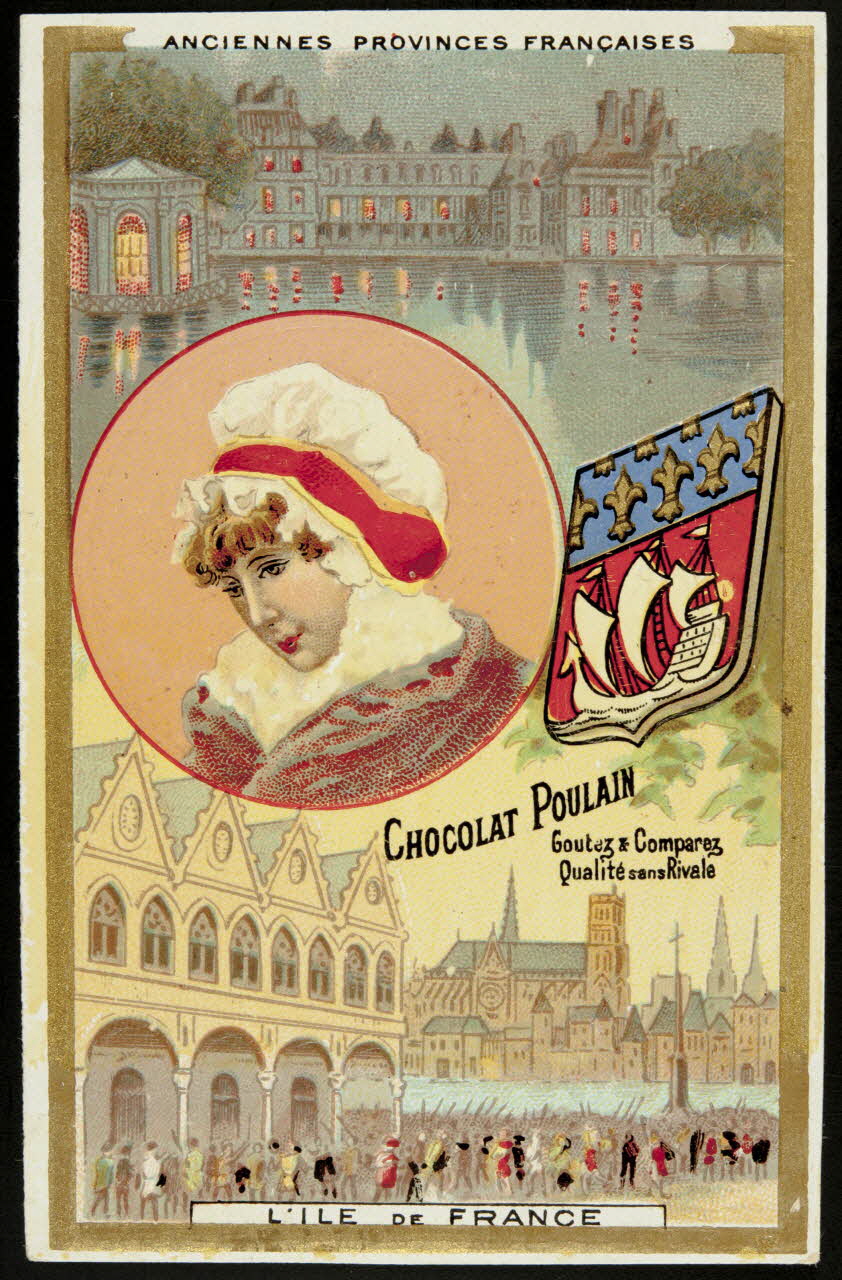 Imprimerie H. Laas carte réclame chromo Paris 1900-1905 1995.1.869.20 Photo