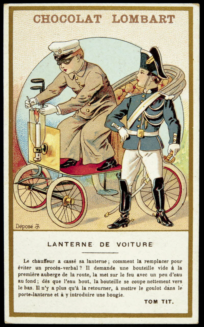 Tit Tom ; Vallet-Minot et Cie carte réclame chromo Paris 1889-1914 1995.1.870.21 Photo