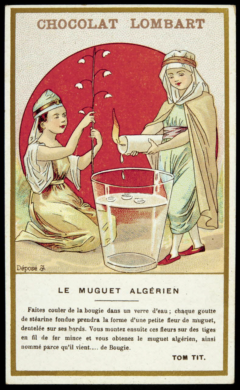 Tit Tom ; Vallet-Minot et Cie carte réclame chromo Paris 1889-1914 1995.1.870.26 Photo