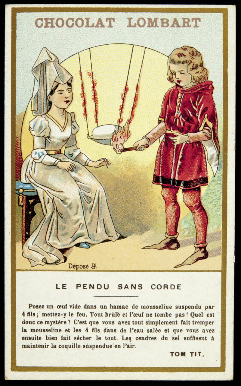 Tit Tom ; Vallet-Minot et Cie carte réclame chromo Paris 1889-1914 1995.1.870.33  Photo