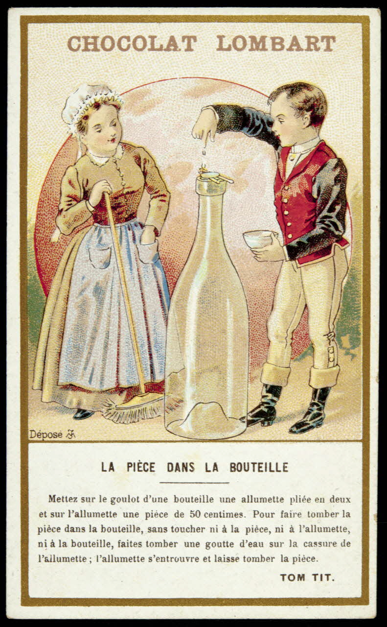 Tit Tom ; Vallet-Minot et Cie carte réclame chromo Paris 1889-1914 1995.1.870.35 Photo