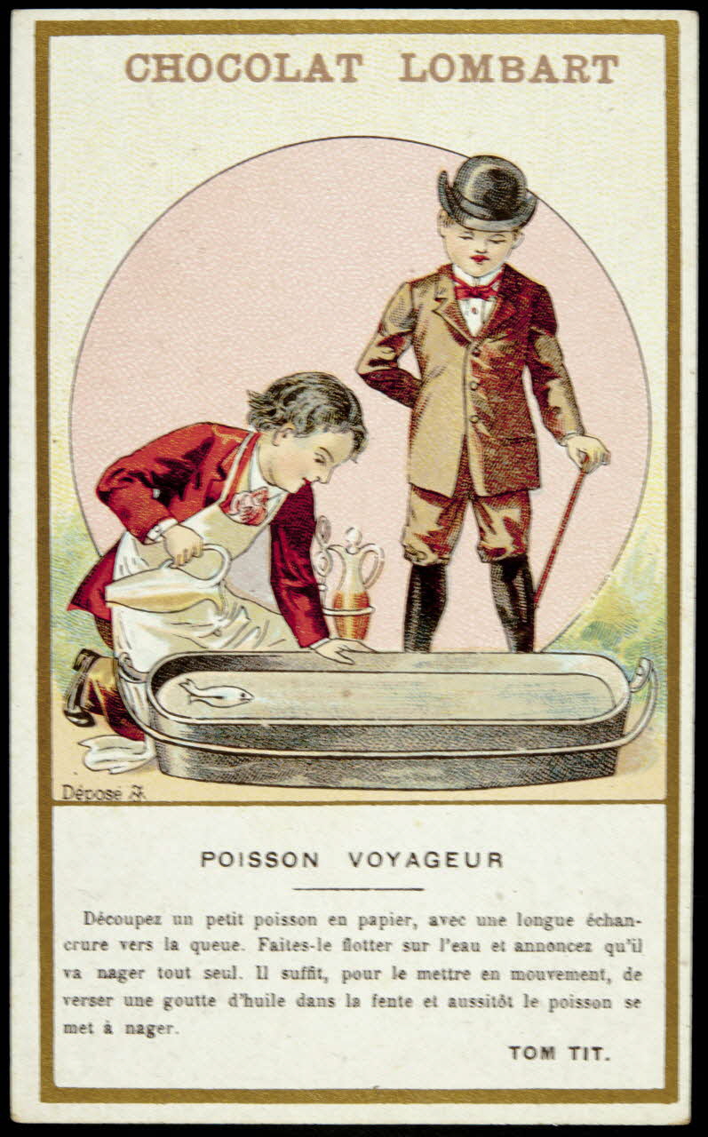 Tit Tom ; Vallet-Minot et Cie carte réclame chromo Paris 1889-1914 1995.1.870.38 Photo