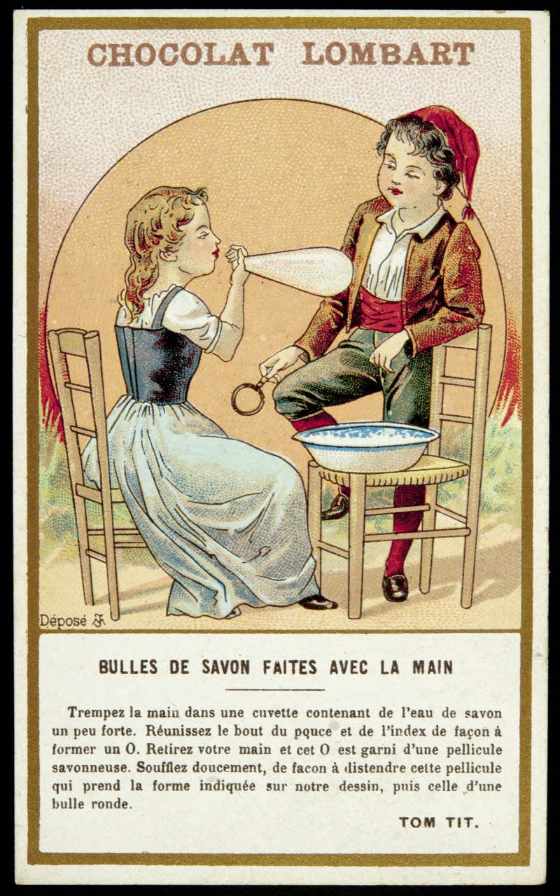 Tit Tom ; Vallet-Minot et Cie carte réclame chromo Paris 1889-1914 1995.1.870.4 Photo