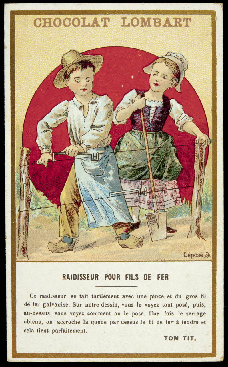 Tit Tom ; Vallet-Minot et Cie carte réclame chromo Paris 1889-1914 1995.1.870.41 Photo
