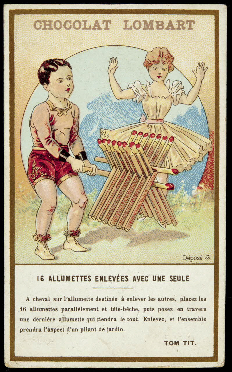 Tit Tom ; Vallet-Minot et Cie carte réclame chromo Paris 1889-1914 1995.1.870.45 Photo