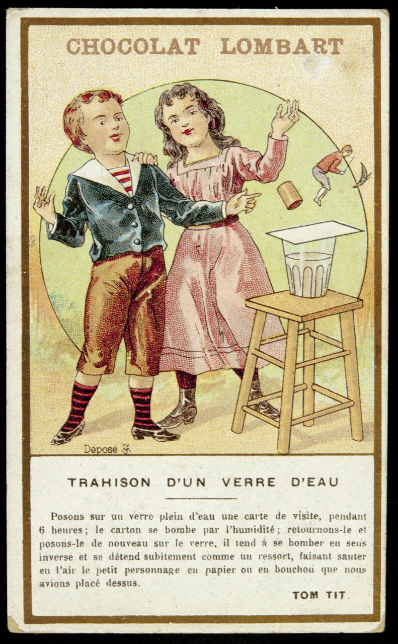 Tit Tom ; Vallet-Minot et Cie carte réclame chromo Paris 1889-1914 1995.1.870.49 Photo