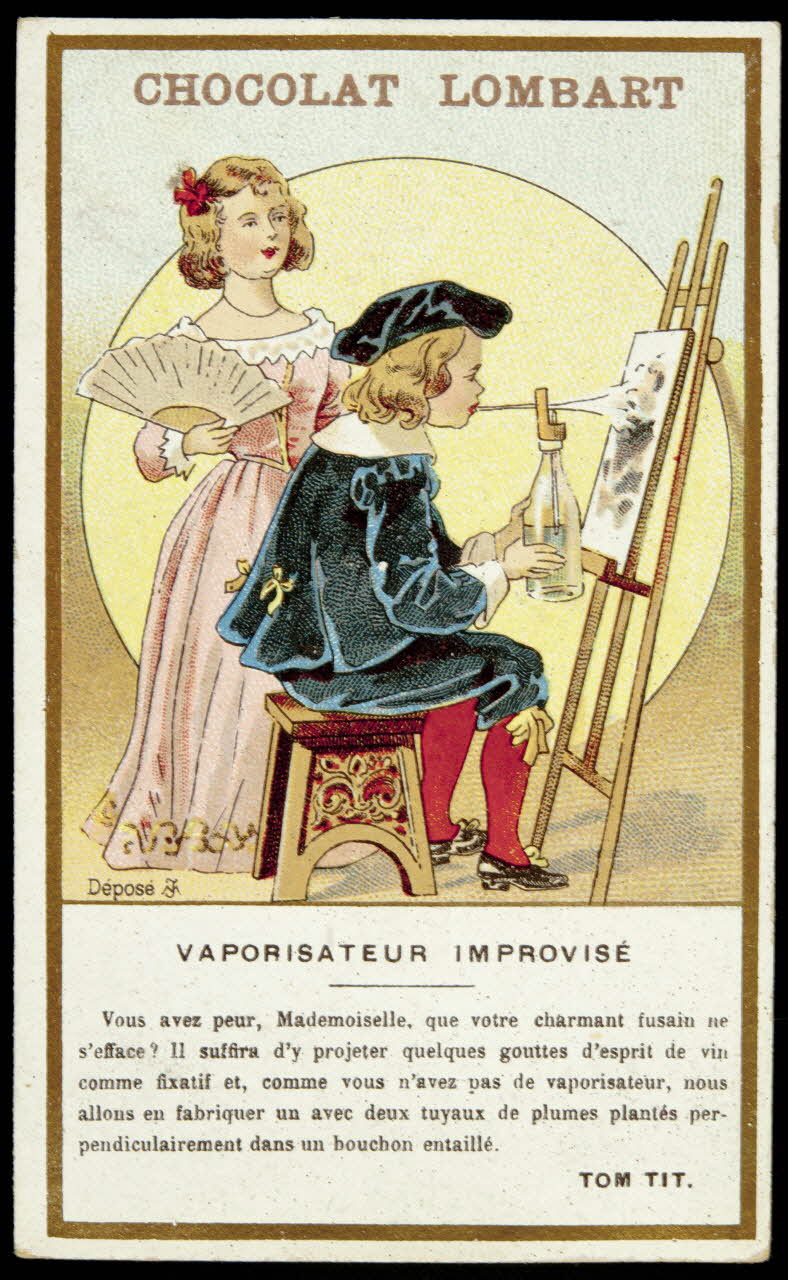 Tit Tom ; Vallet-Minot et Cie carte réclame chromo Paris 1889-1914 1995.1.870.53 Photo