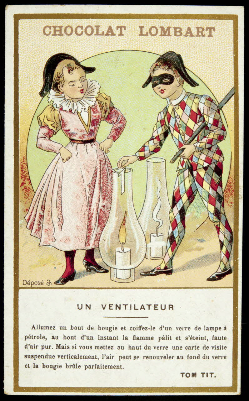 Tit Tom ; Vallet-Minot et Cie carte réclame chromo Paris 1889-1914 1995.1.870.54 Photo