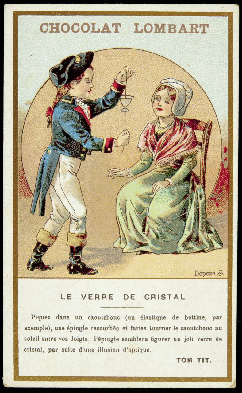 Tit Tom ; Vallet-Minot et Cie carte réclame chromo Paris 1889-1914 1995.1.870.55 Photo