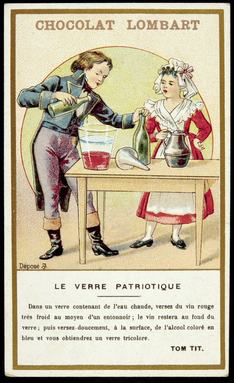 Tit Tom ; Vallet-Minot et Cie carte réclame chromo Paris 1889-1914 1995.1.870.56 Photo