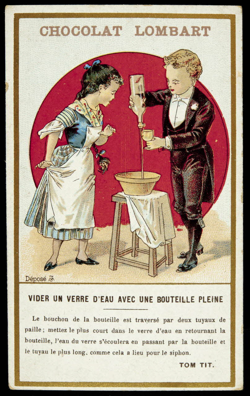 Tit Tom ; Vallet-Minot et Cie carte réclame chromo Paris 1889-1914 1995.1.870.57 Photo