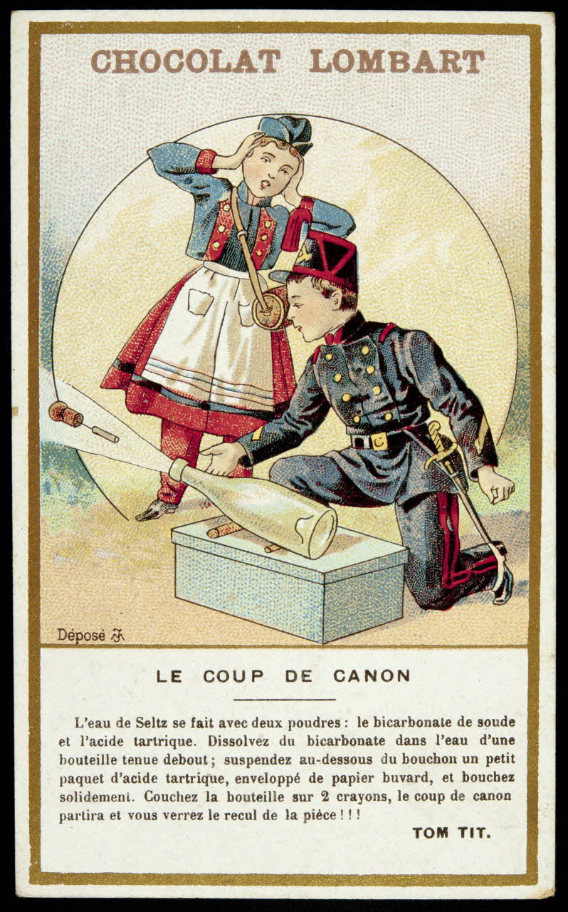 Tit Tom ; Vallet-Minot et Cie carte réclame chromo Paris 1889-1914 1995.1.870.6 Photo