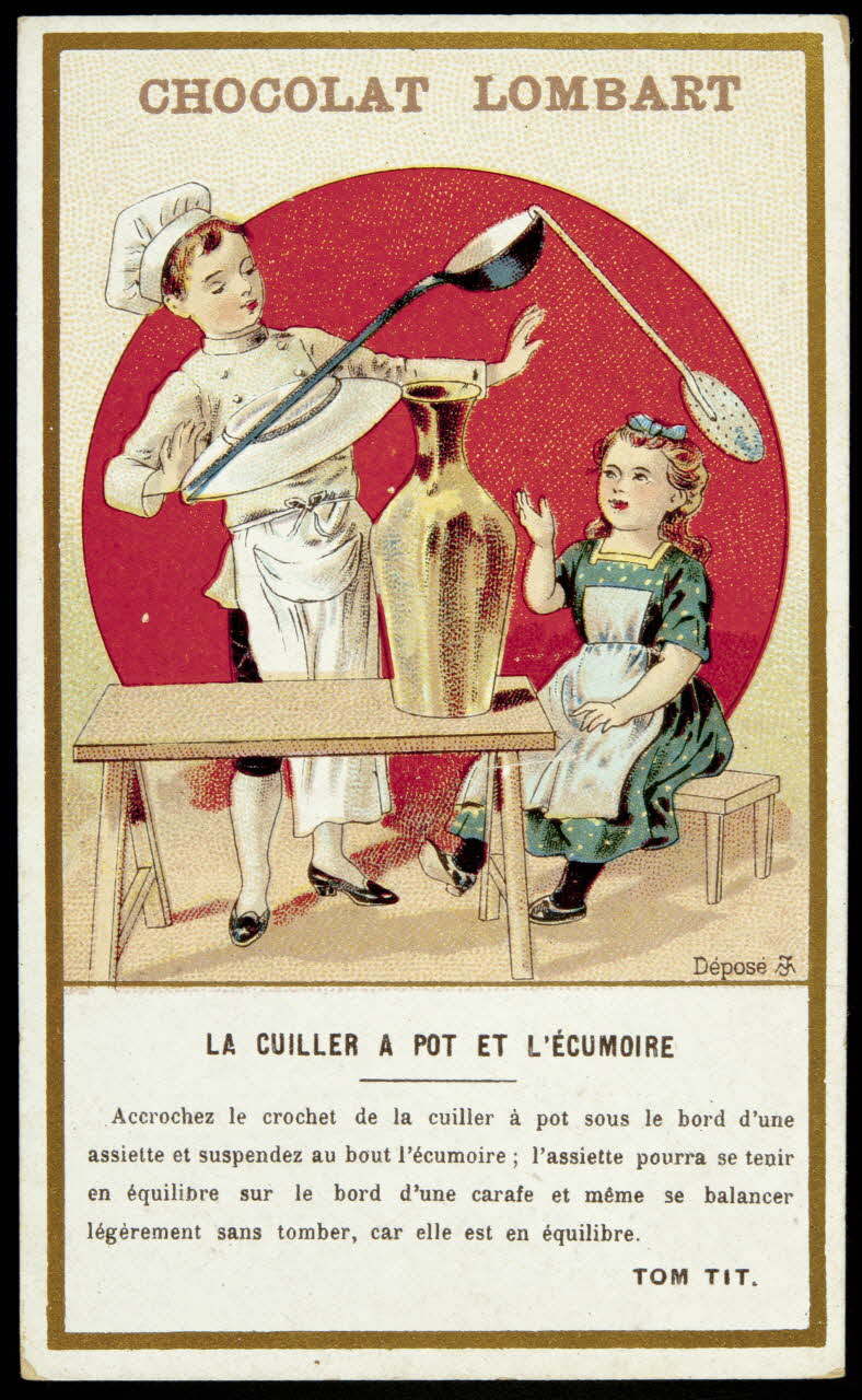 Tit Tom ; Vallet-Minot et Cie carte réclame chromo Paris 1889-1914 1995.1.870.7 Photo