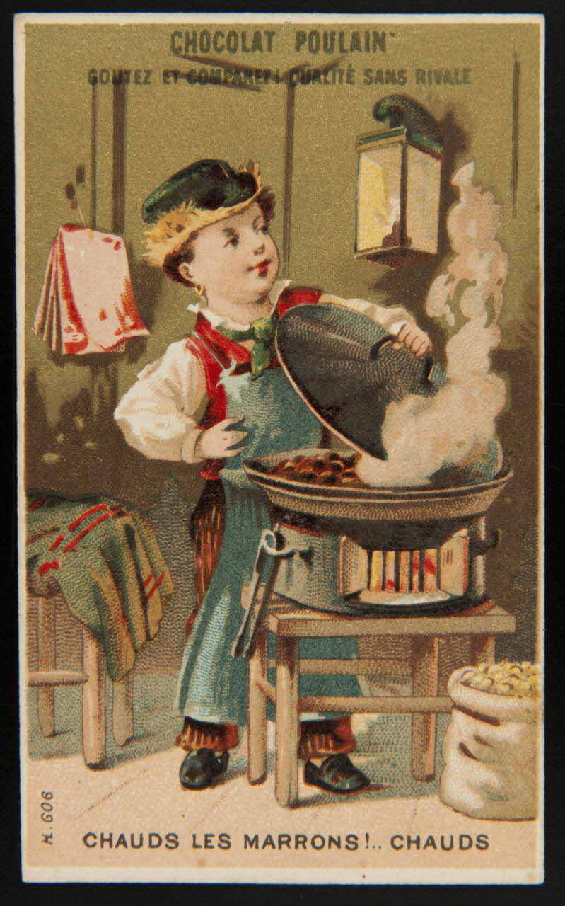 Imprimerie H. Laas carte réclame chromo Paris 1878-1914 1995.1.871.1 Photo