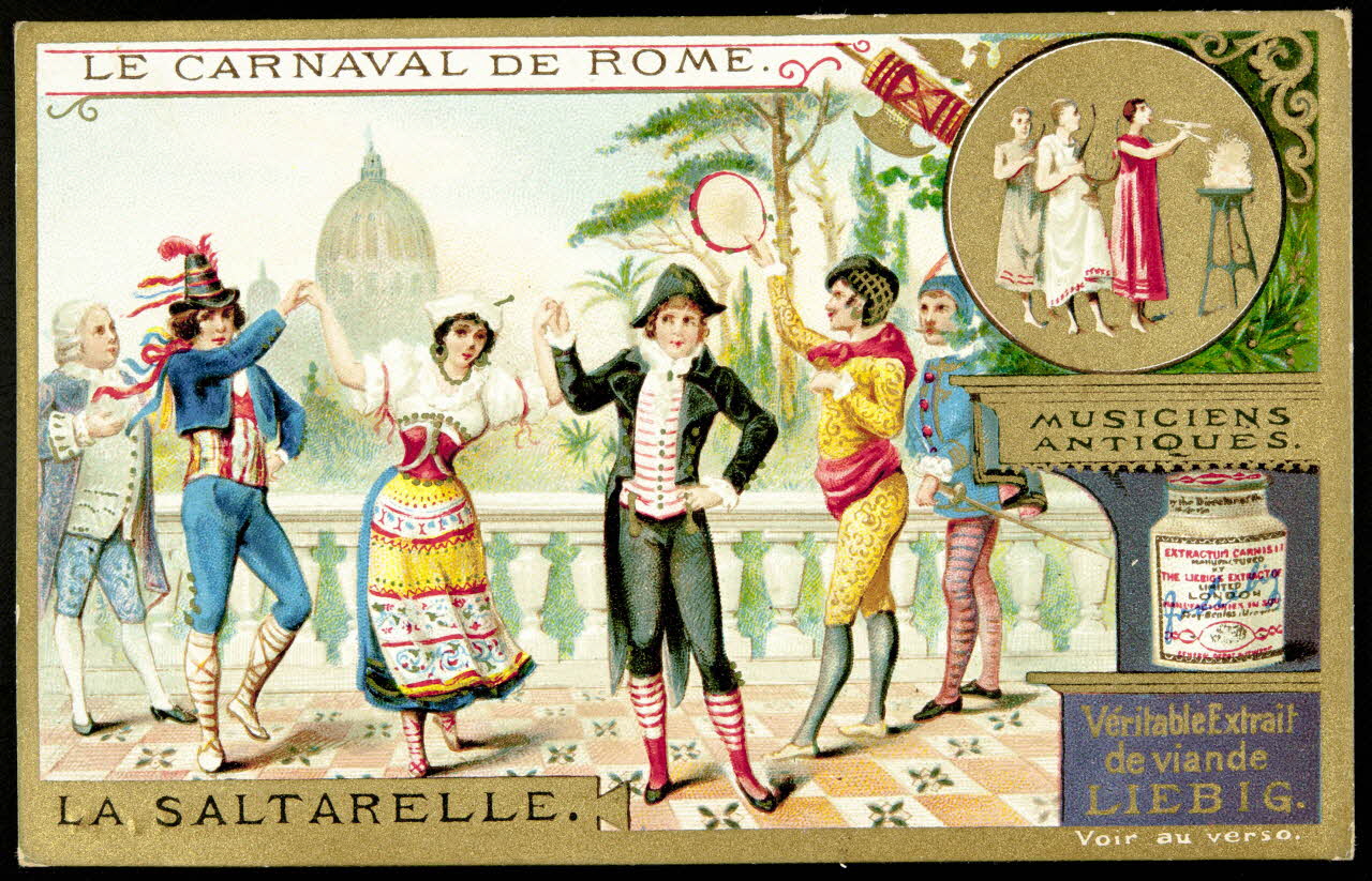 Liebig carte réclame chromo Anvers 1897 1995.1.872.1 Photo