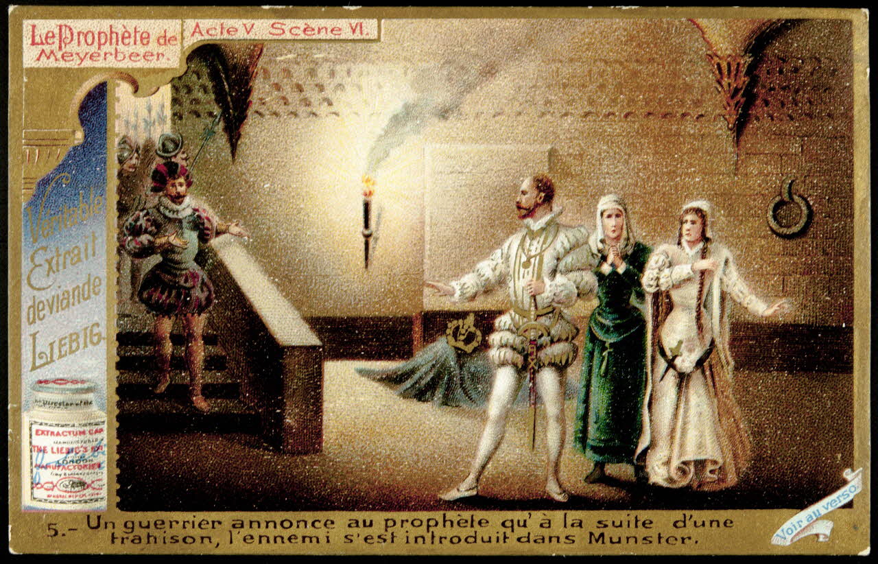 Liebig carte réclame chromo Anvers 1897 1995.1.873.5 Photo