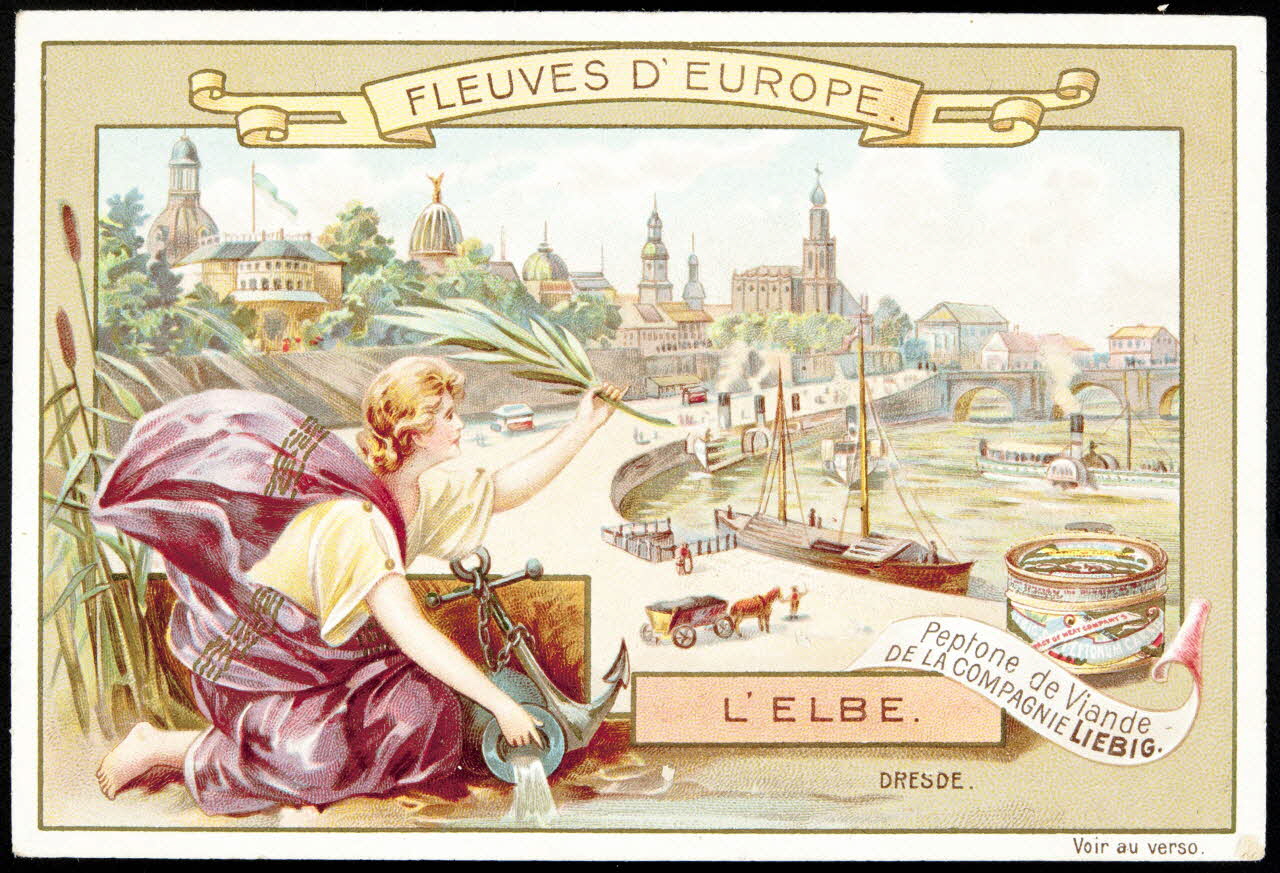 Liebig carte réclame chromo Anvers 1898 1995.1.878.1 Photo