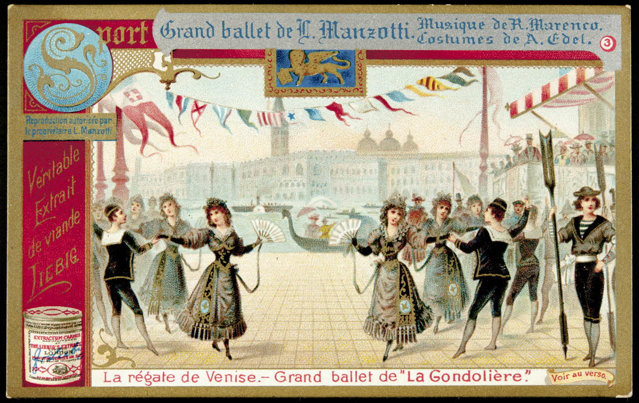 Liebig carte réclame chromo Anvers 1898 1995.1.880.3 Photo