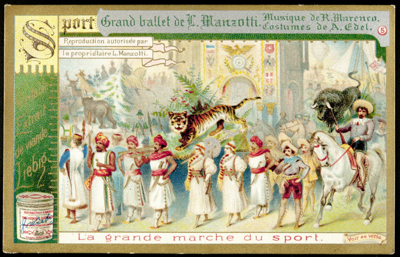Liebig carte réclame chromo Anvers 1898 1995.1.880.5 Photo