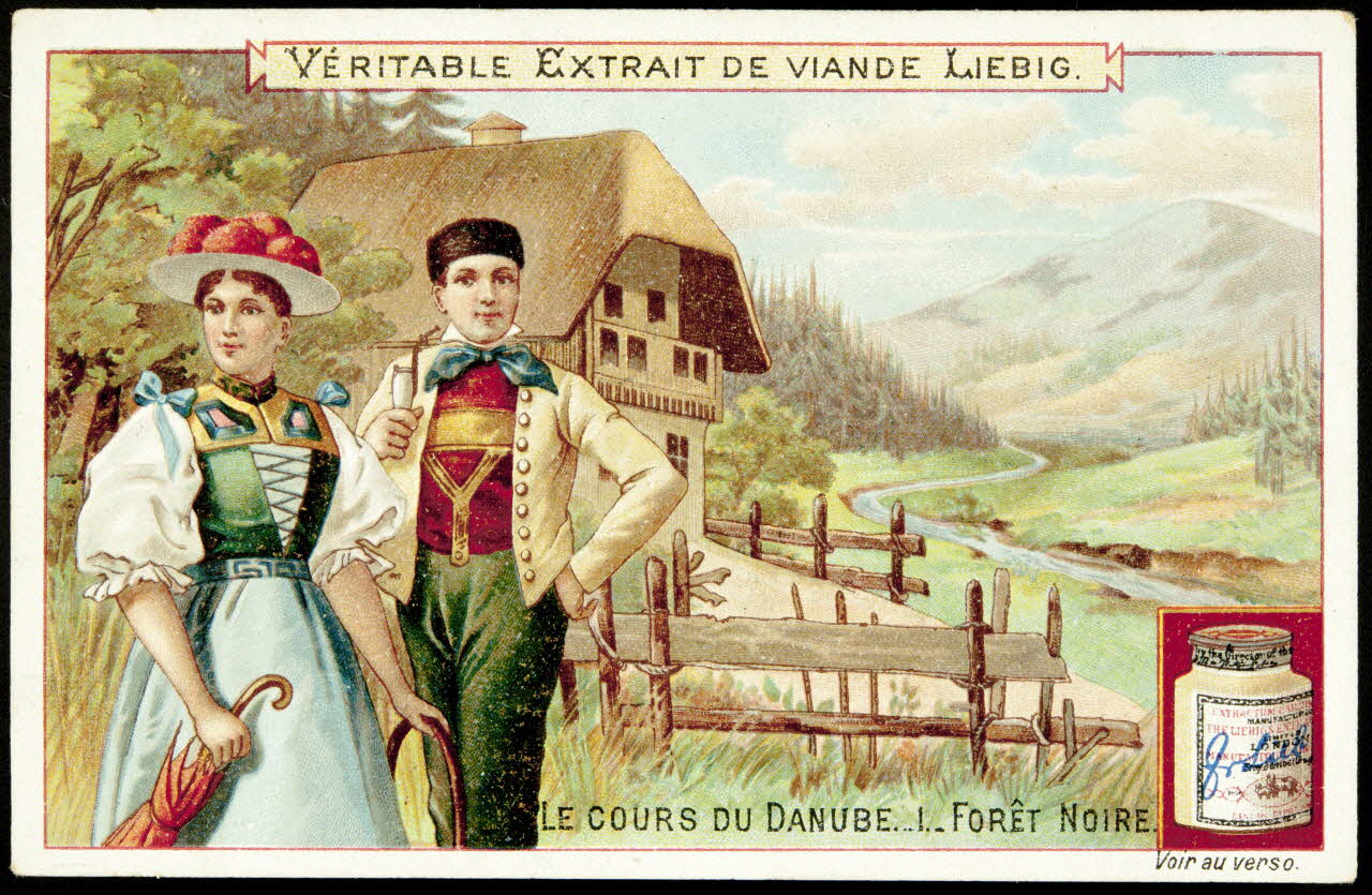 Liebig carte réclame chromo Anvers 1899 1995.1.883.1 Photo