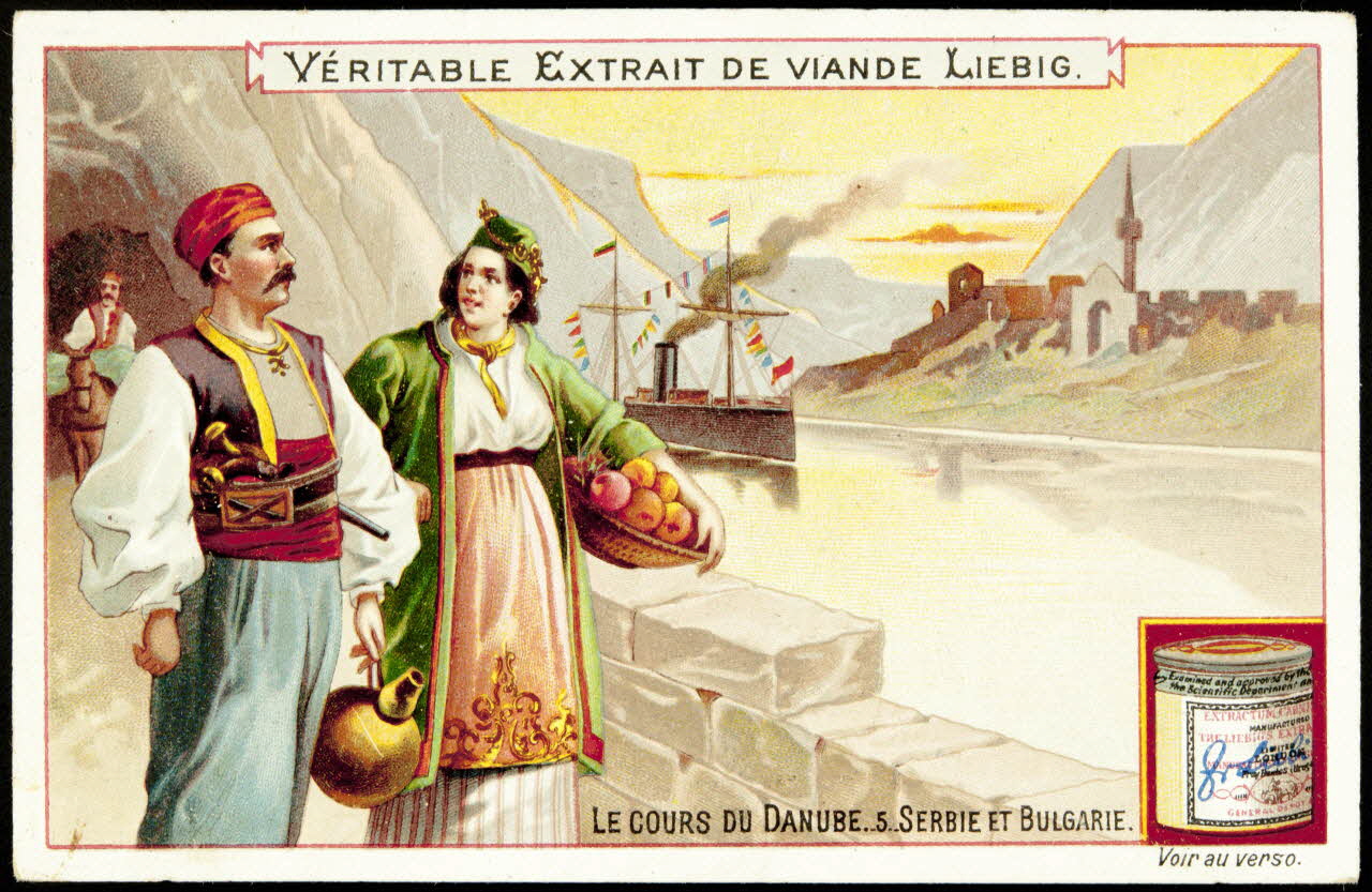 Liebig carte réclame chromo Anvers 1899 1995.1.883.5 Photo