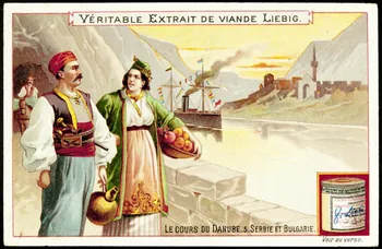 Liebig carte réclame chromo Anvers 1899 1995.1.883.5 Photo