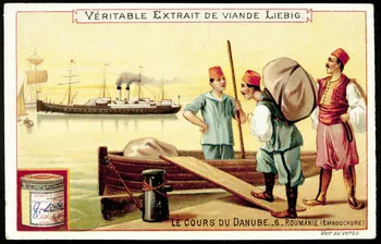 Liebig carte réclame chromo Anvers 1899 1995.1.883.6  Photo