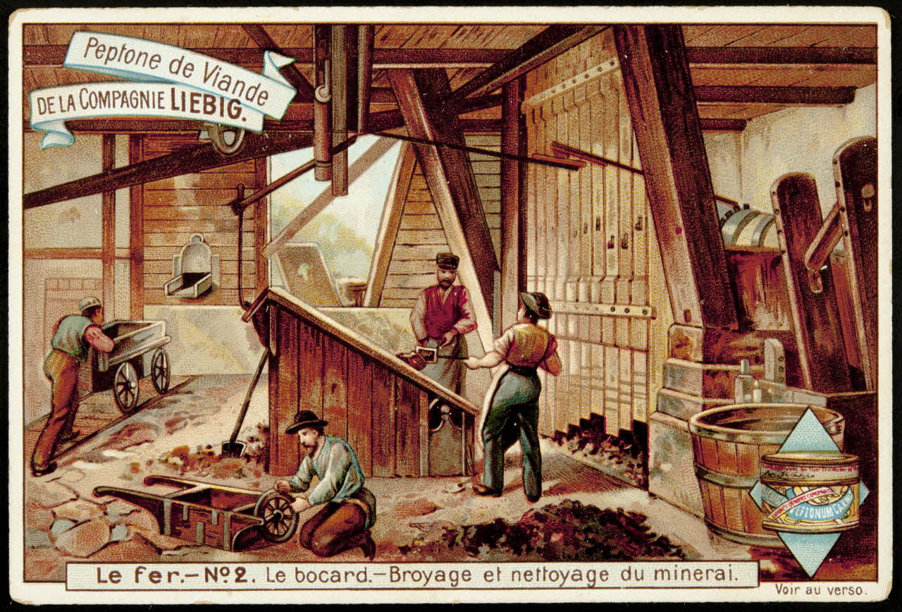 Liebig carte réclame chromo Anvers 1899 1995.1.884.2 Photo