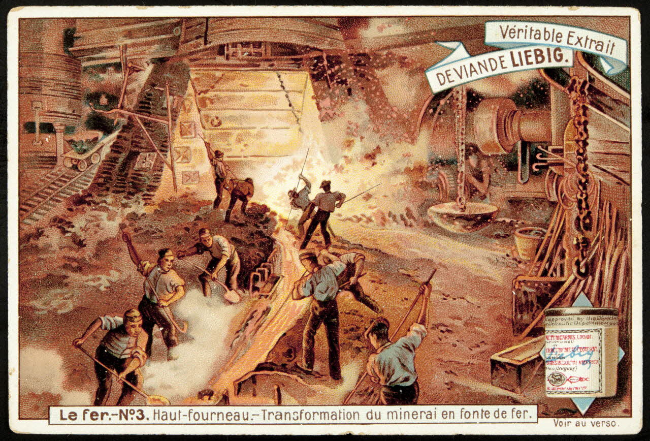 Liebig carte réclame chromo Anvers 1899 1995.1.884.3 Photo