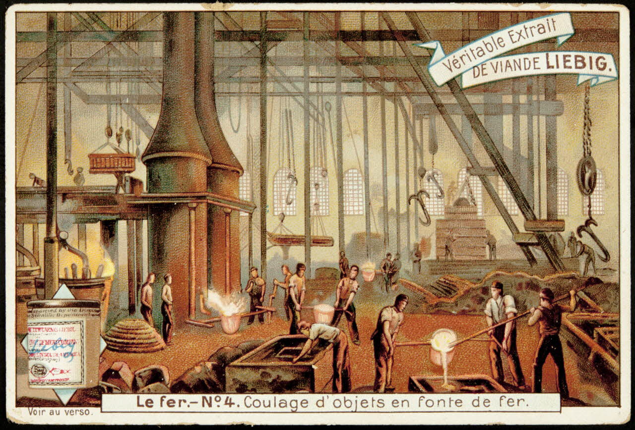 Liebig carte réclame chromo Anvers 1899 1995.1.884.4 Photo