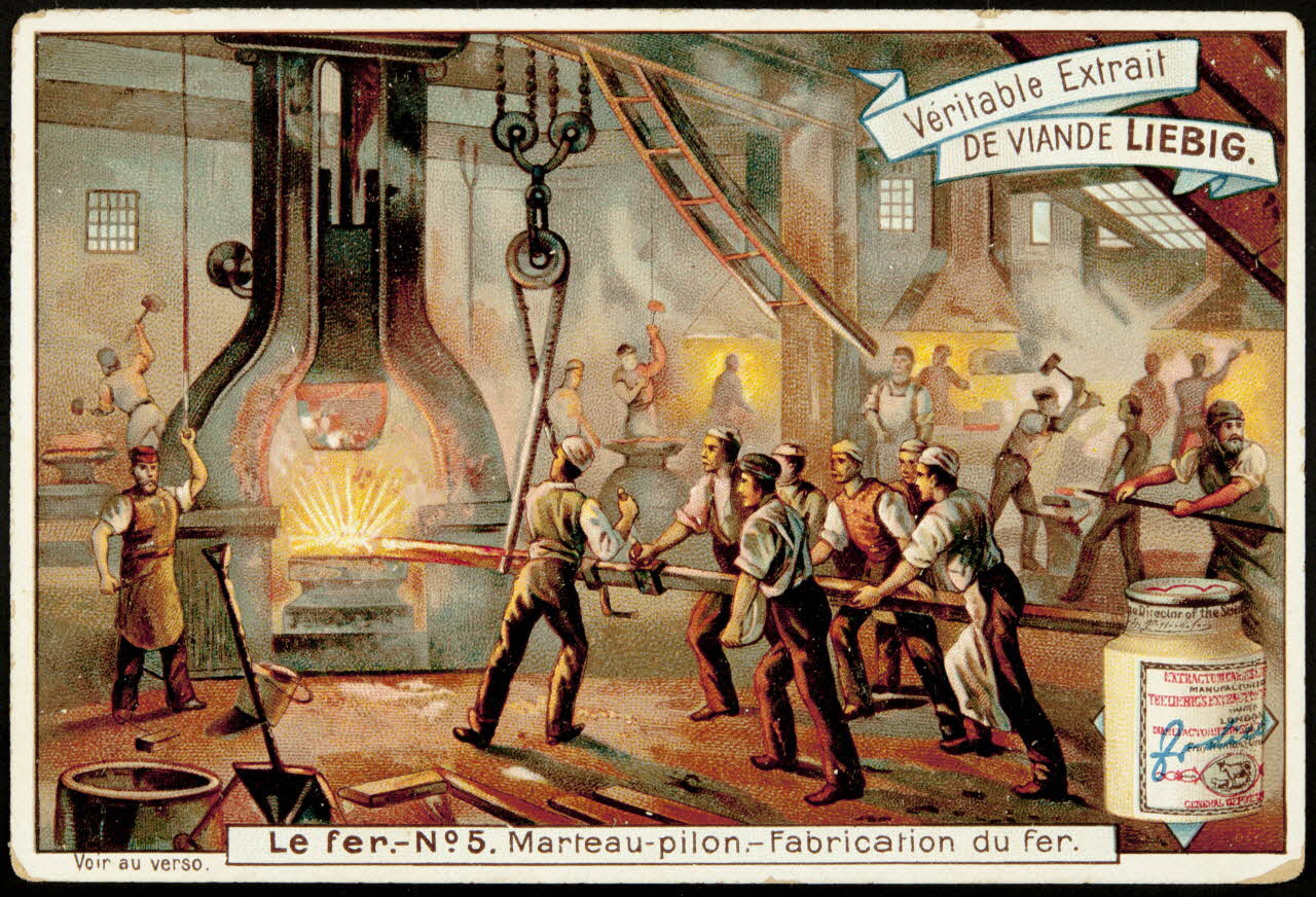 Liebig carte réclame chromo Anvers 1899 1995.1.884.5 Photo