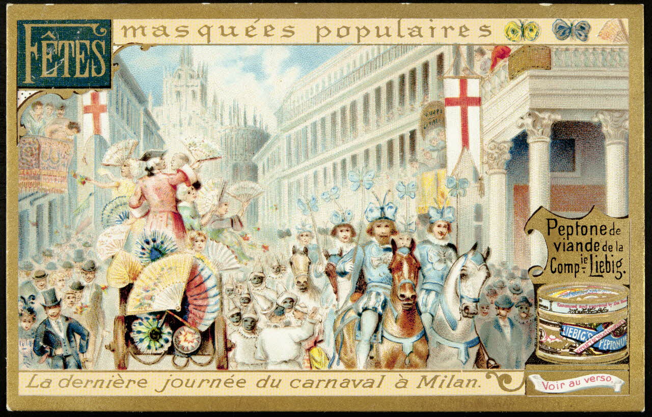 Liebig carte réclame chromo Anvers 1899 1995.1.885.1 Photo