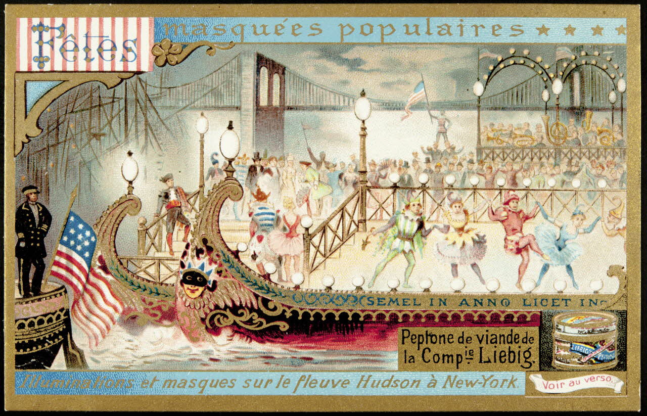 Liebig carte réclame chromo Anvers 1899 1995.1.885.3 Photo