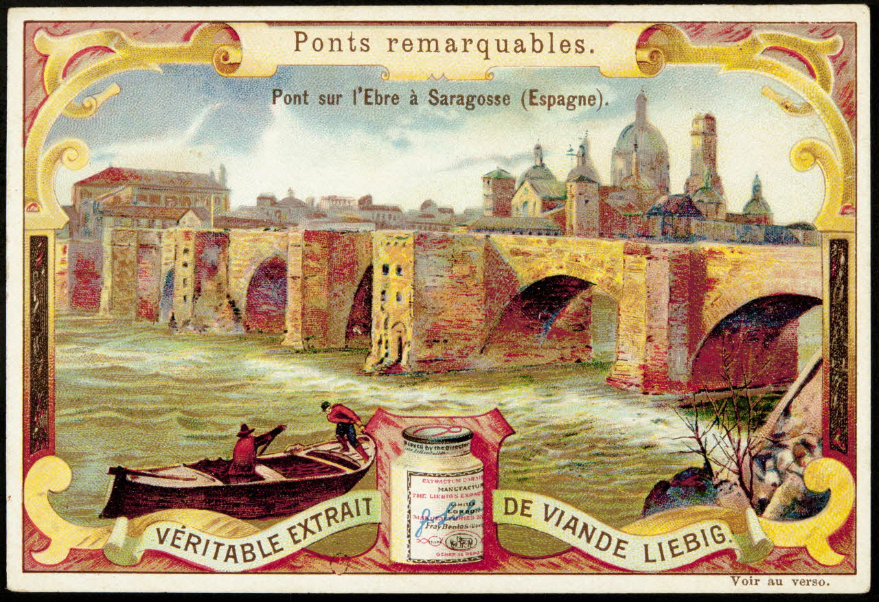 Liebig carte réclame chromo Anvers 1899 1995.1.886.1 Photo