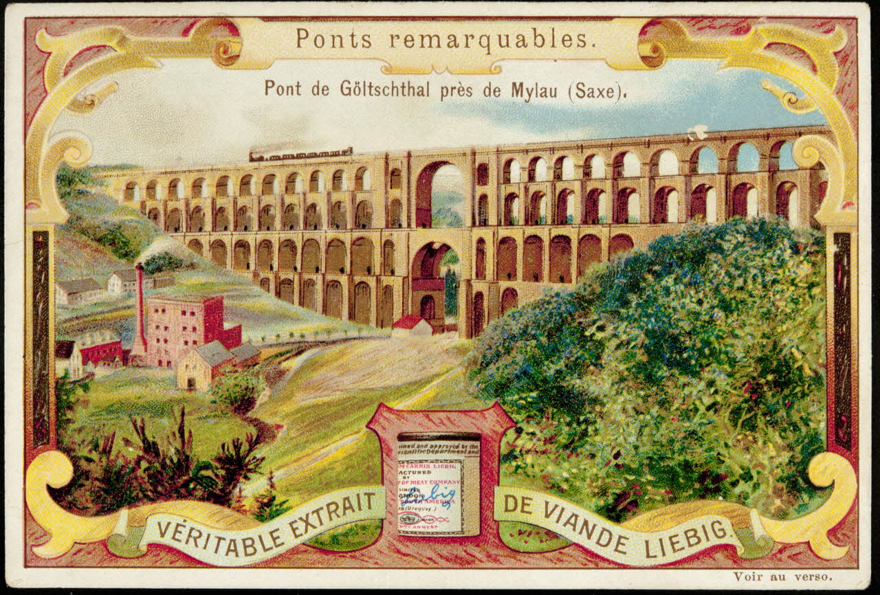 Liebig carte réclame chromo Anvers 1899 1995.1.886.2 Photo