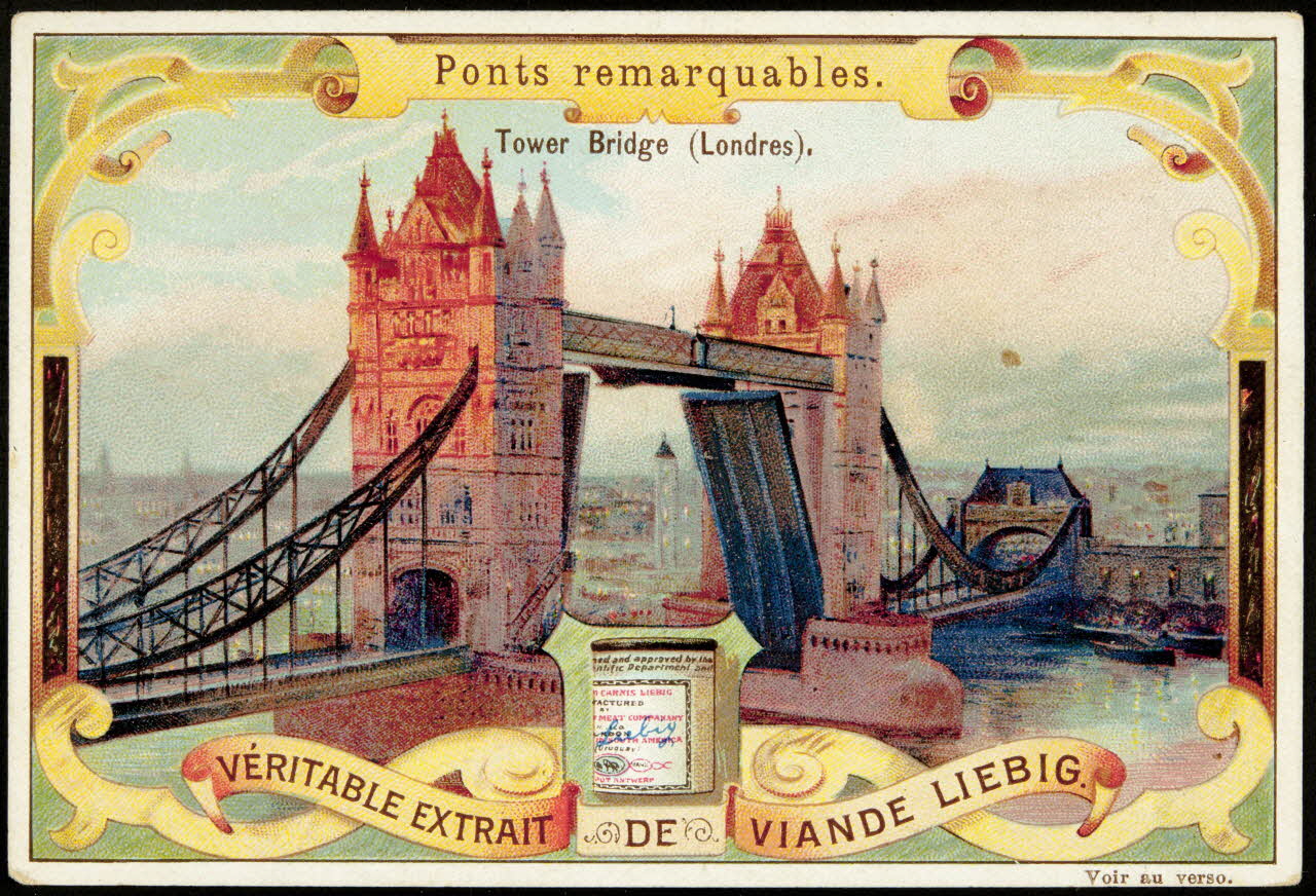 Liebig carte réclame chromo Anvers 1899 1995.1.886.5 Photo