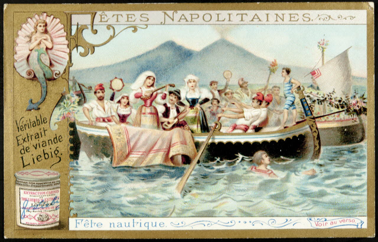 Liebig carte réclame chromo Anvers 1900 1995.1.892.3 Photo