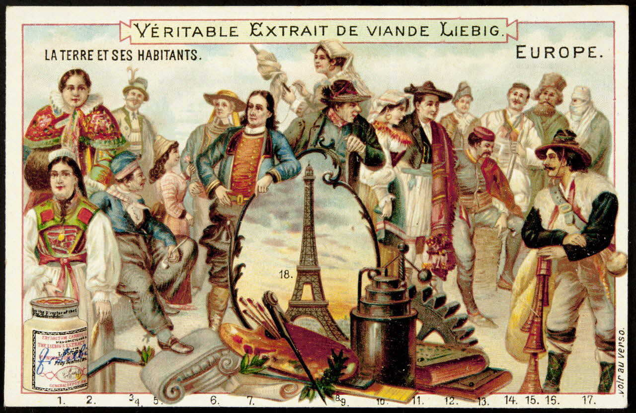 carte réclame chromo Anvers 1900 1995.1.899.1 Photo