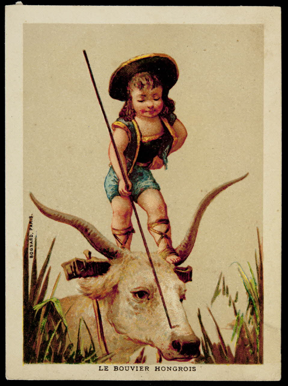 Bognard carte réclame chromo Paris 1876-1890 1995.1.90.5 Photo