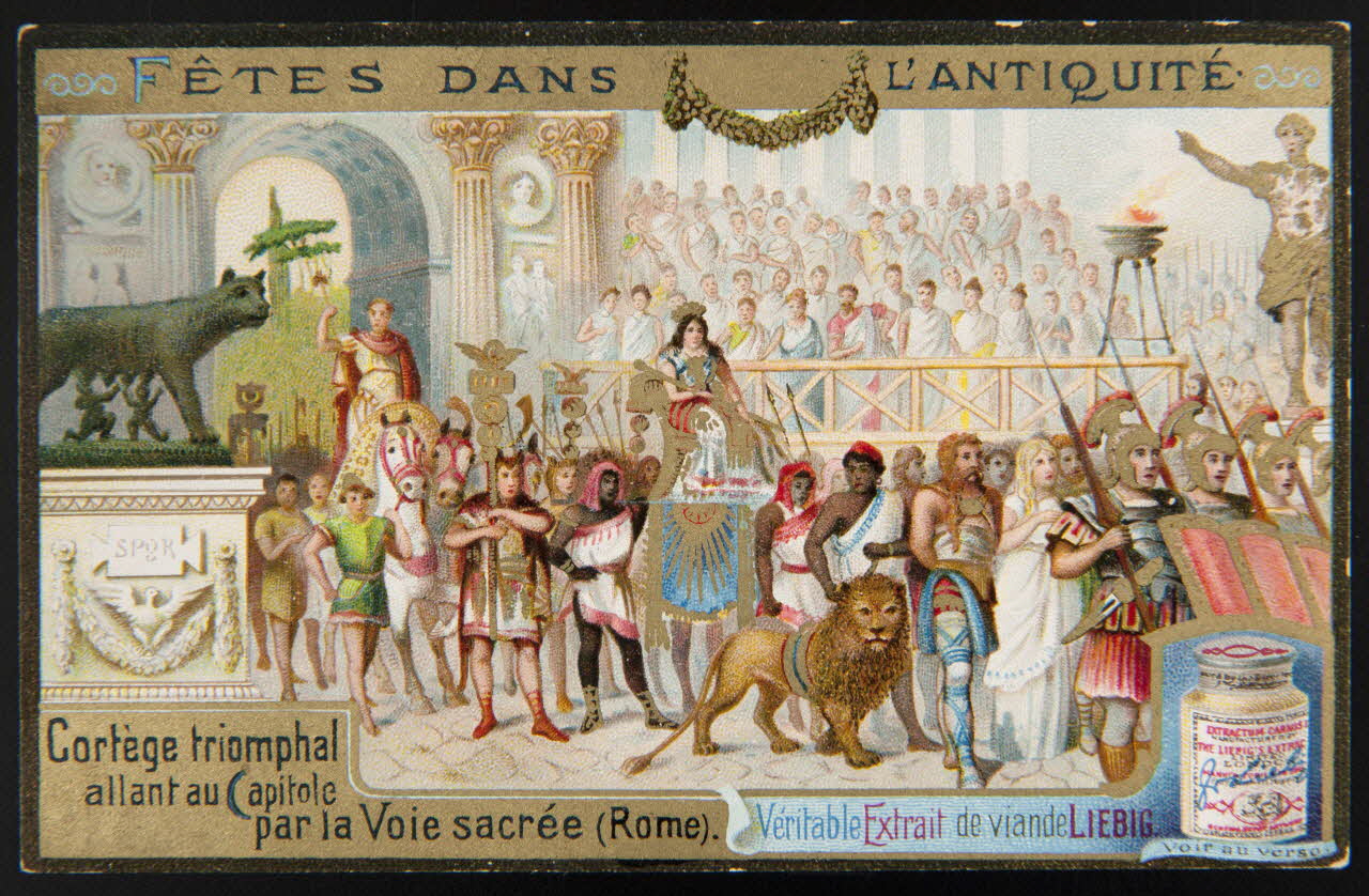 carte réclame chromo Anvers 1901 1995.1.910.6 Photo